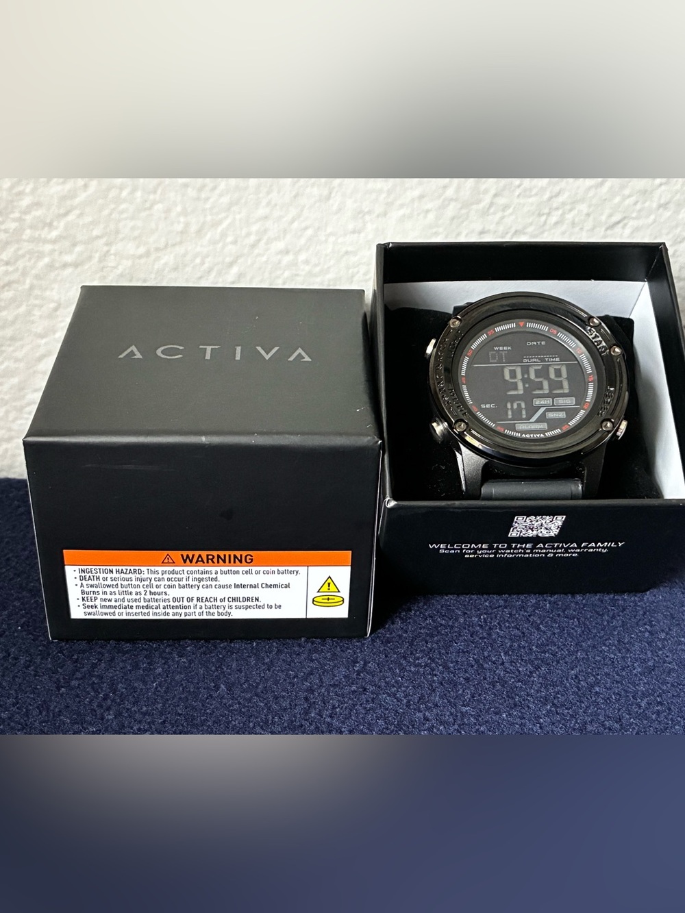 Activa by invicta black watch